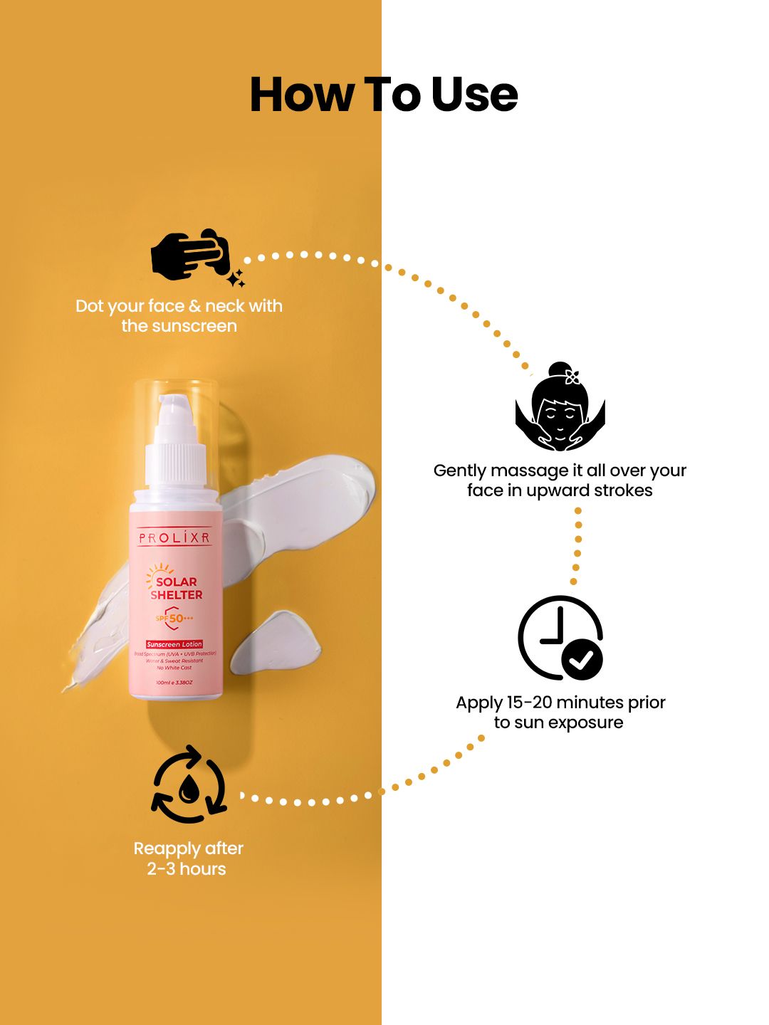 Buy PROLIXR Solar Shelter Sunscreen SPF 50 100 ml - Face Sunscreen