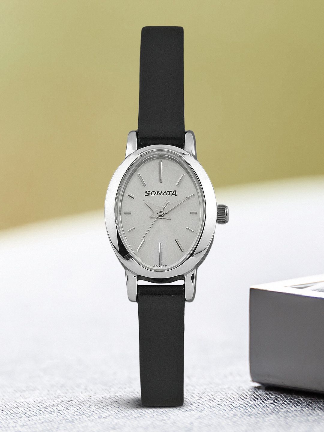 Sonata Women Silver-Toned Dial Watch 8100SL01 Price in India