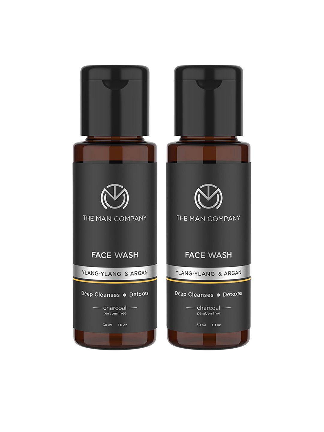 THE MAN COMPANY Men Set Of 2 Charcoal Face Wash 30ml Each