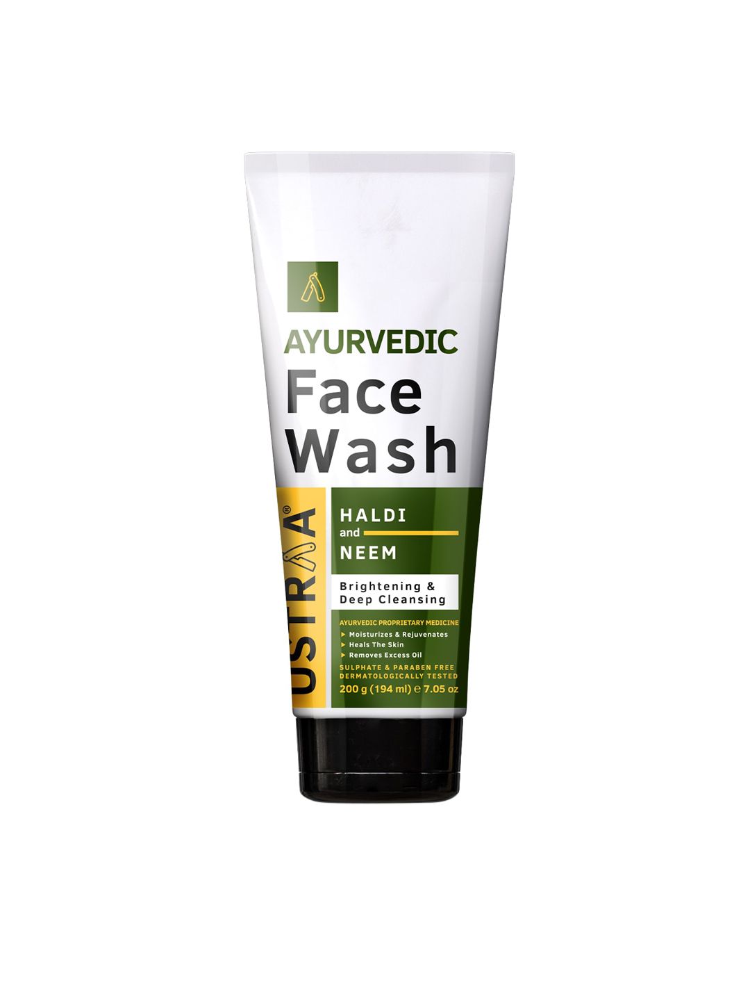 Ustraa Men Ayurvedic Haldi & Neem Face Wash -200g