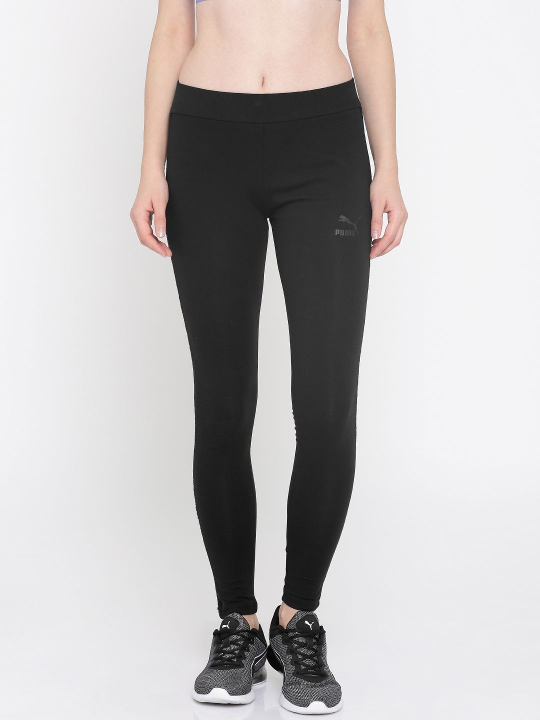 Puma Black Winterized ArchiveT7 Tights Price in India