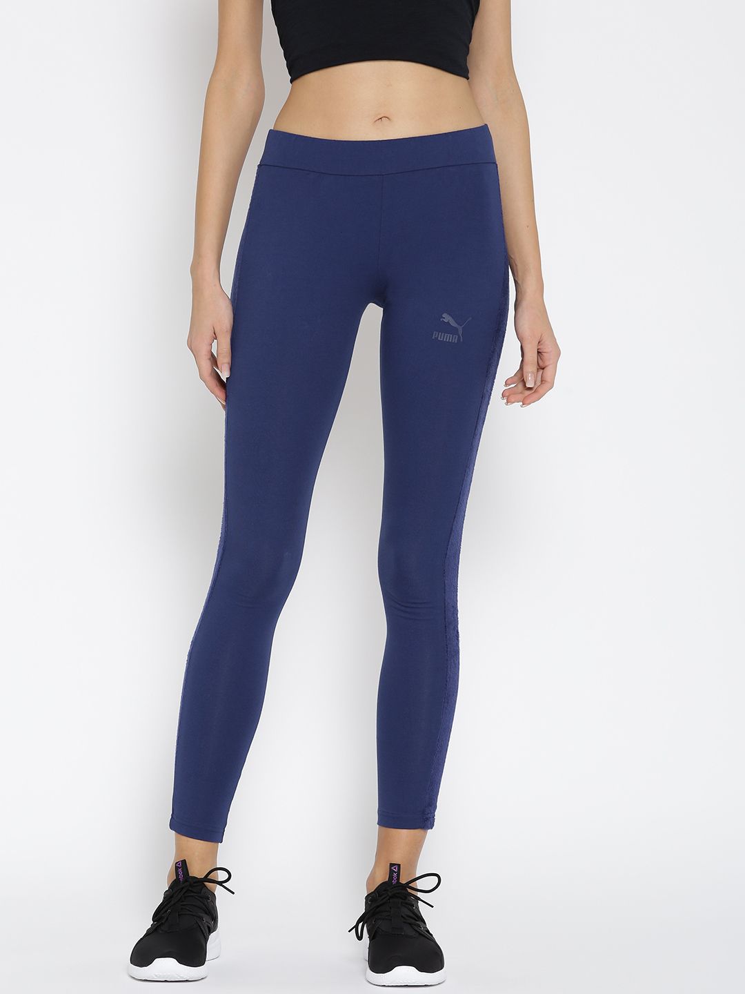 Puma Blue Winterized Archive T7 Tights Price in India