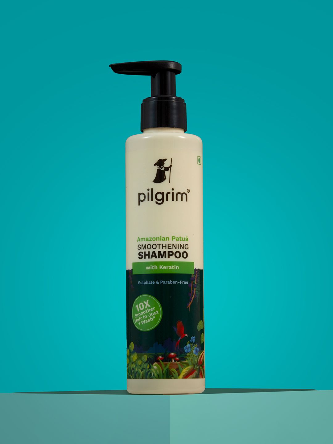 Pilgrim Advanced Patua & Keratin Smoothening Shampoo for Dry & Frizzy Hair - 200ml