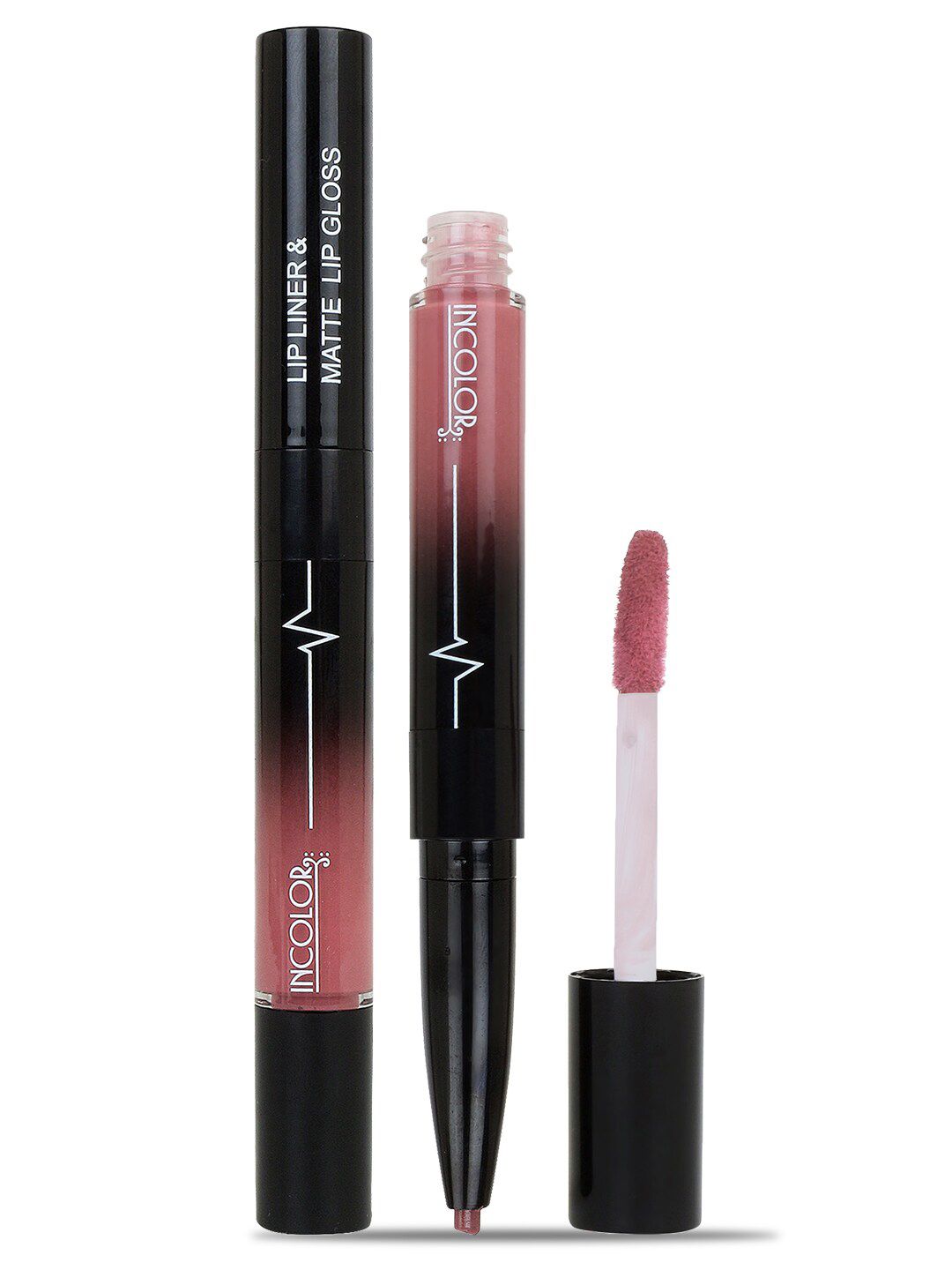 INCOLOR 2 in 1 Lip Liner & Matte Lip Gloss 4ml