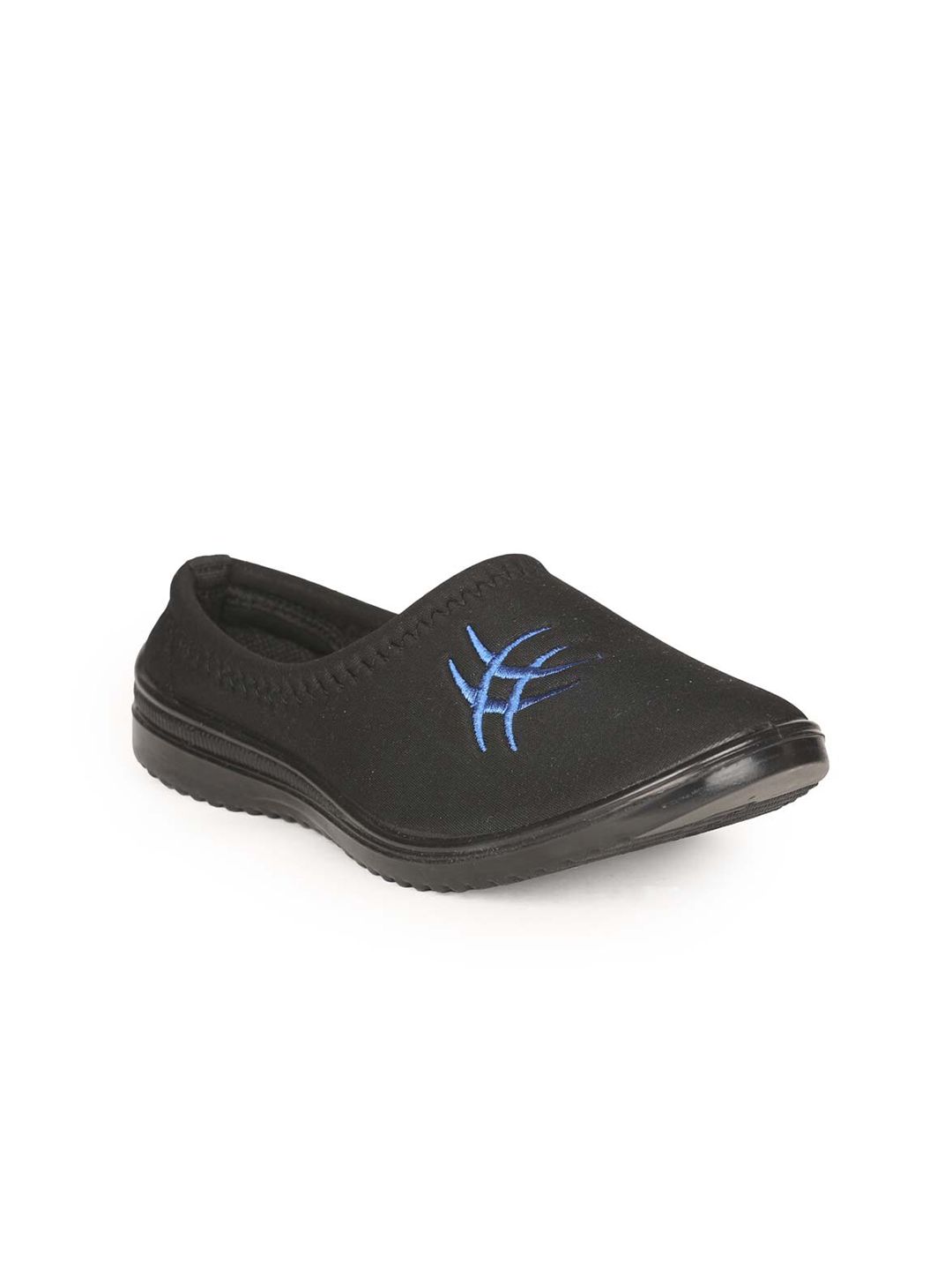 Paragon Women Black Slip-On Casual Shoes Price in India