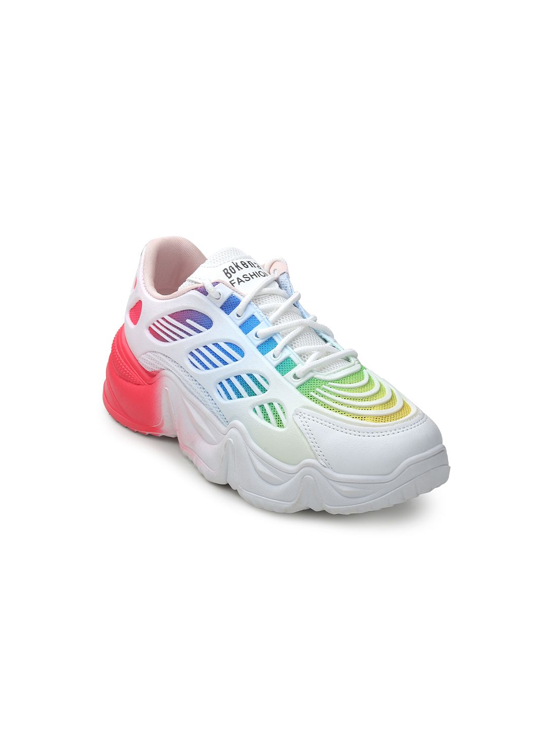 CASSIEY Women Pink Mesh Walking Shoes Price in India