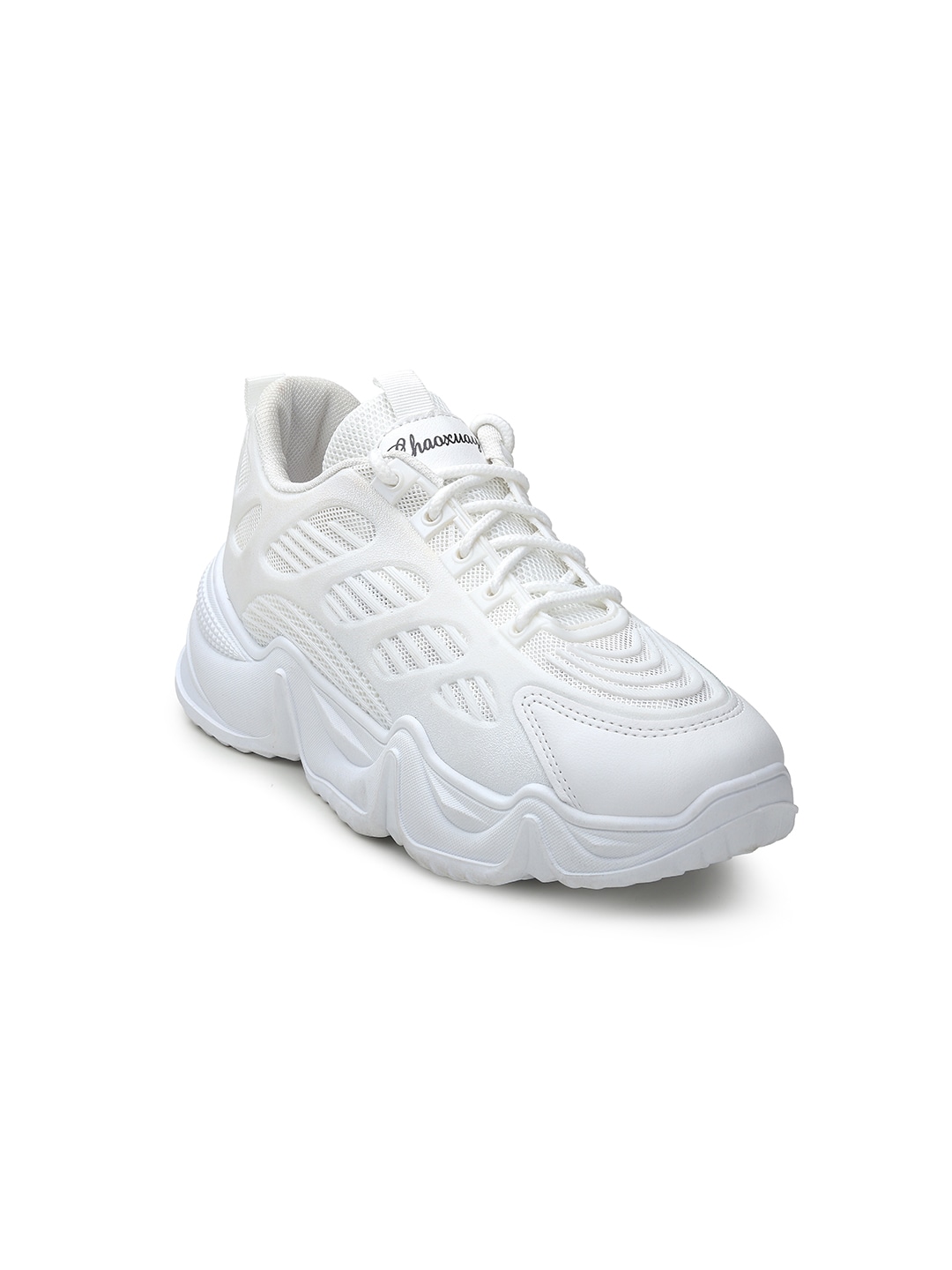 CASSIEY Women White Mesh Walking Shoes Price in India