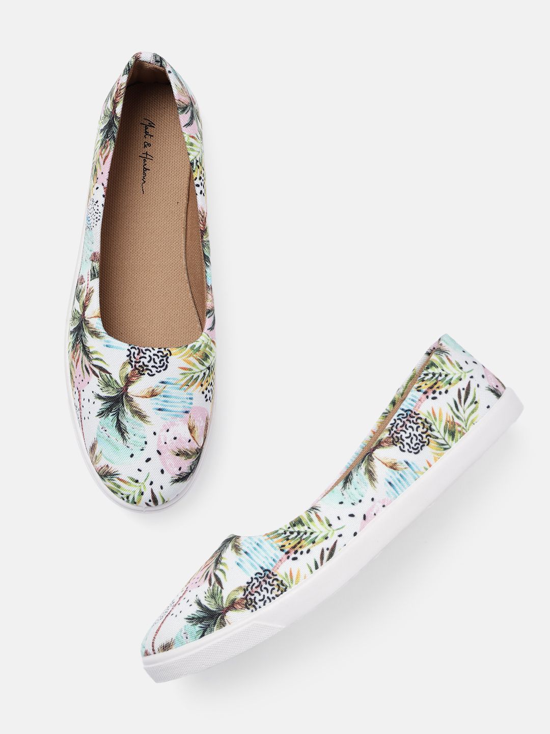 Mast & Harbour Women Printed Ballerinas Price in India