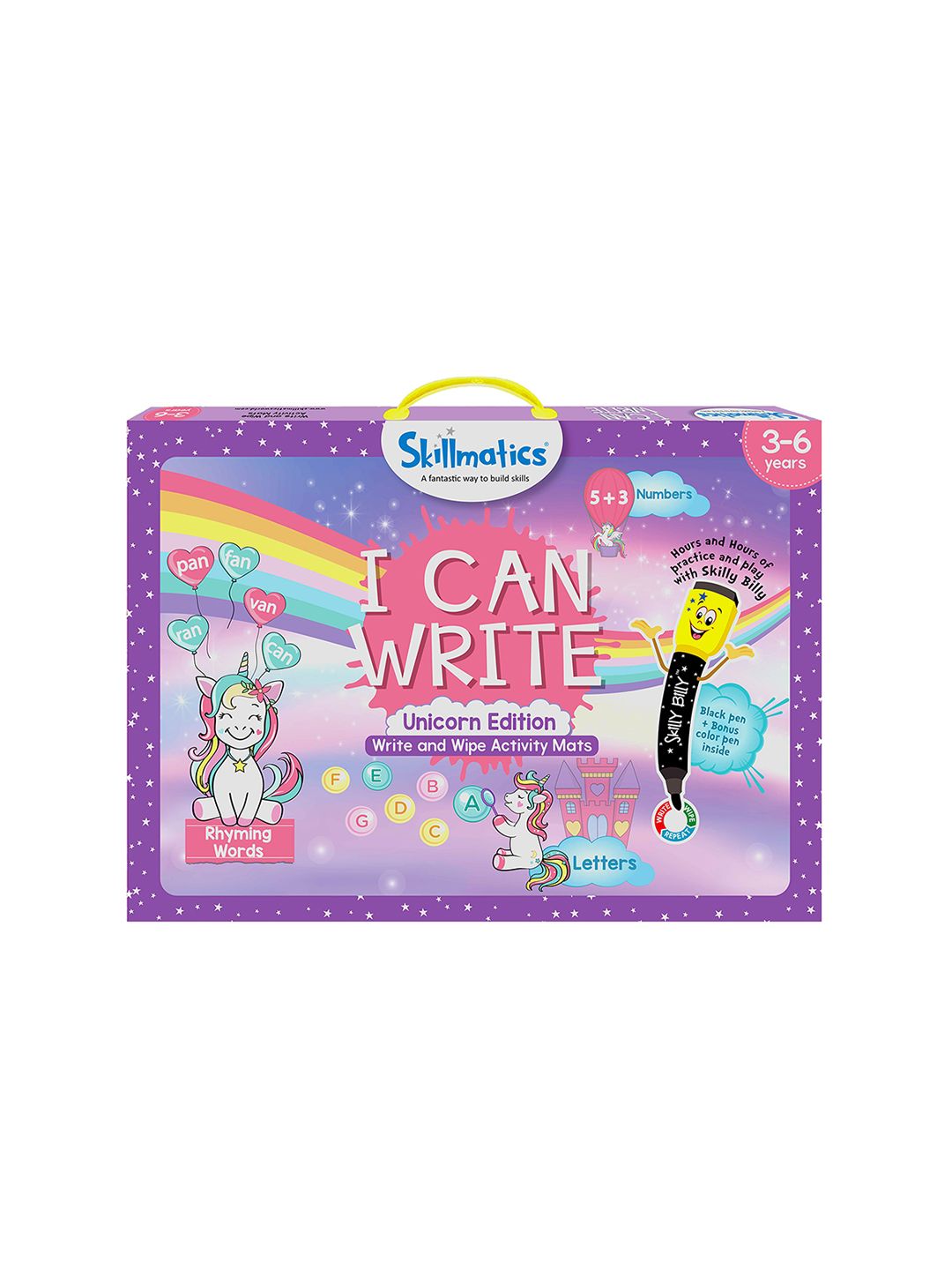 Skillmatics Kids Purple I Can Write Unicorn Edition Activity Games