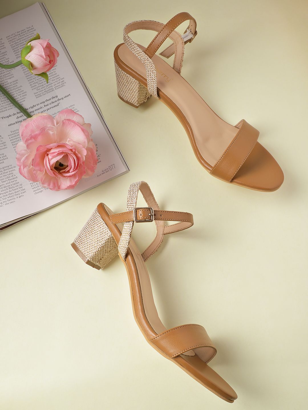 DressBerry Block Heeled Sandals