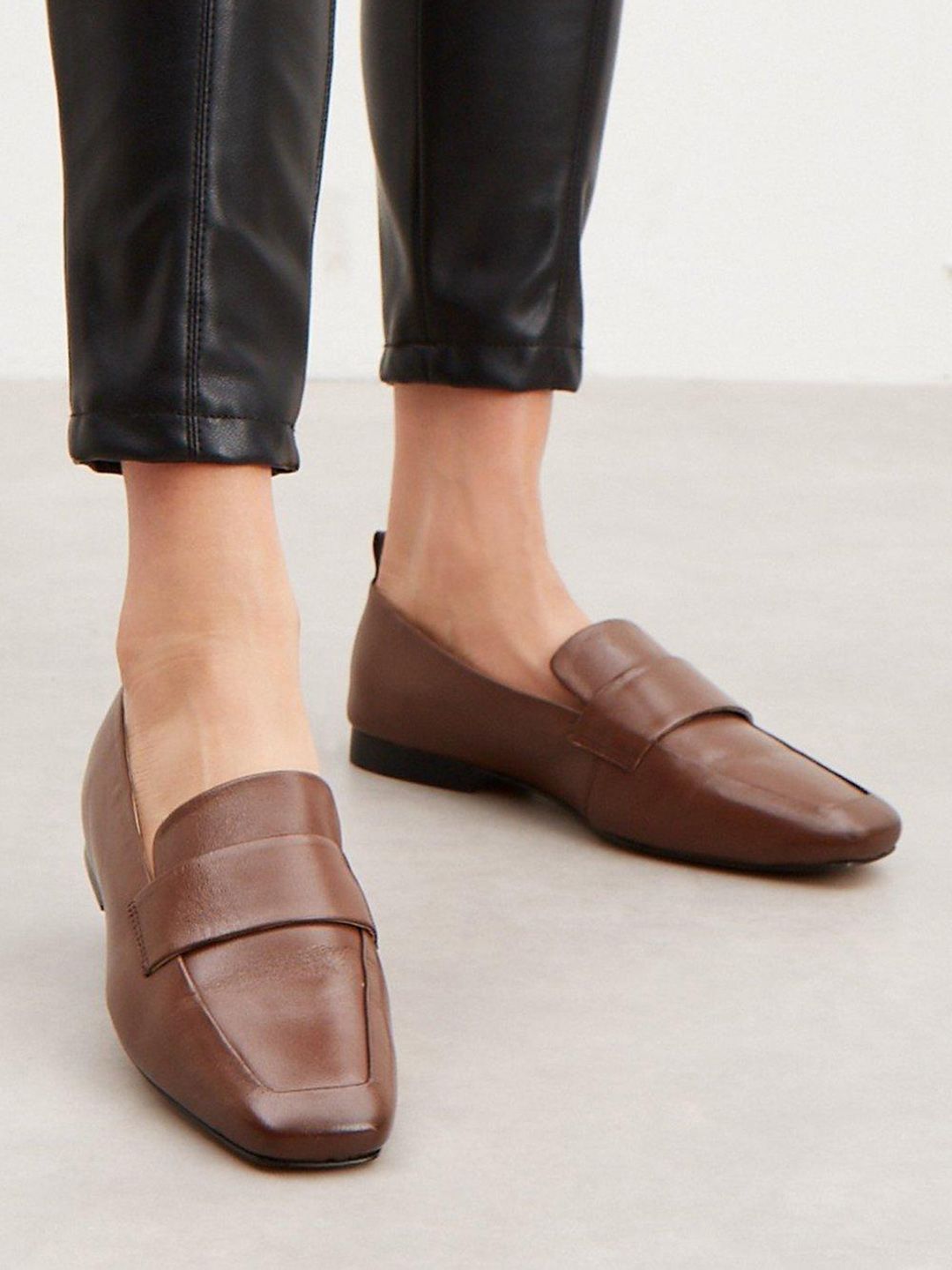 DOROTHY PERKINS Women Brown Solid Loafers Price in India