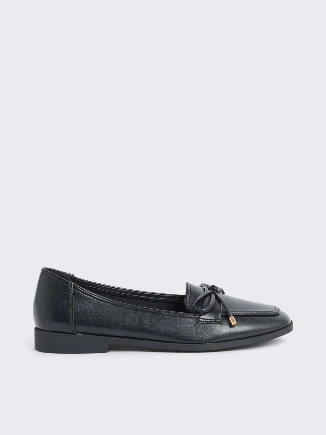 DOROTHY PERKINS Women Black Bow Detail Loafers Price in India