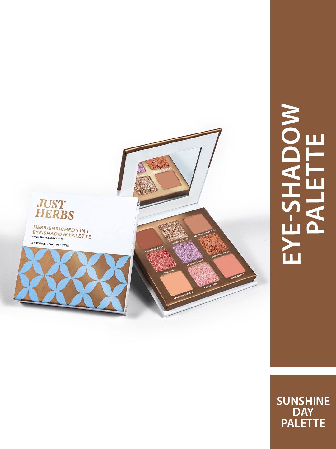 Just Herbs 9 in 1 Eyeshadow Palette - Day Palette