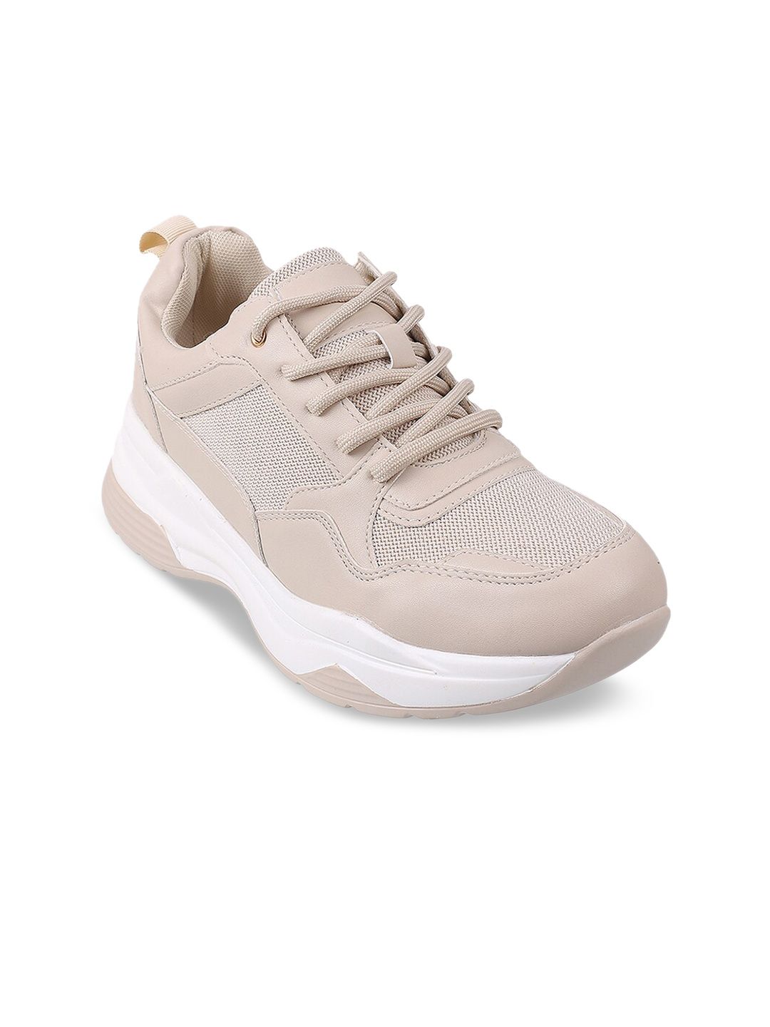 Metro Women Beige Sneakers Price in India