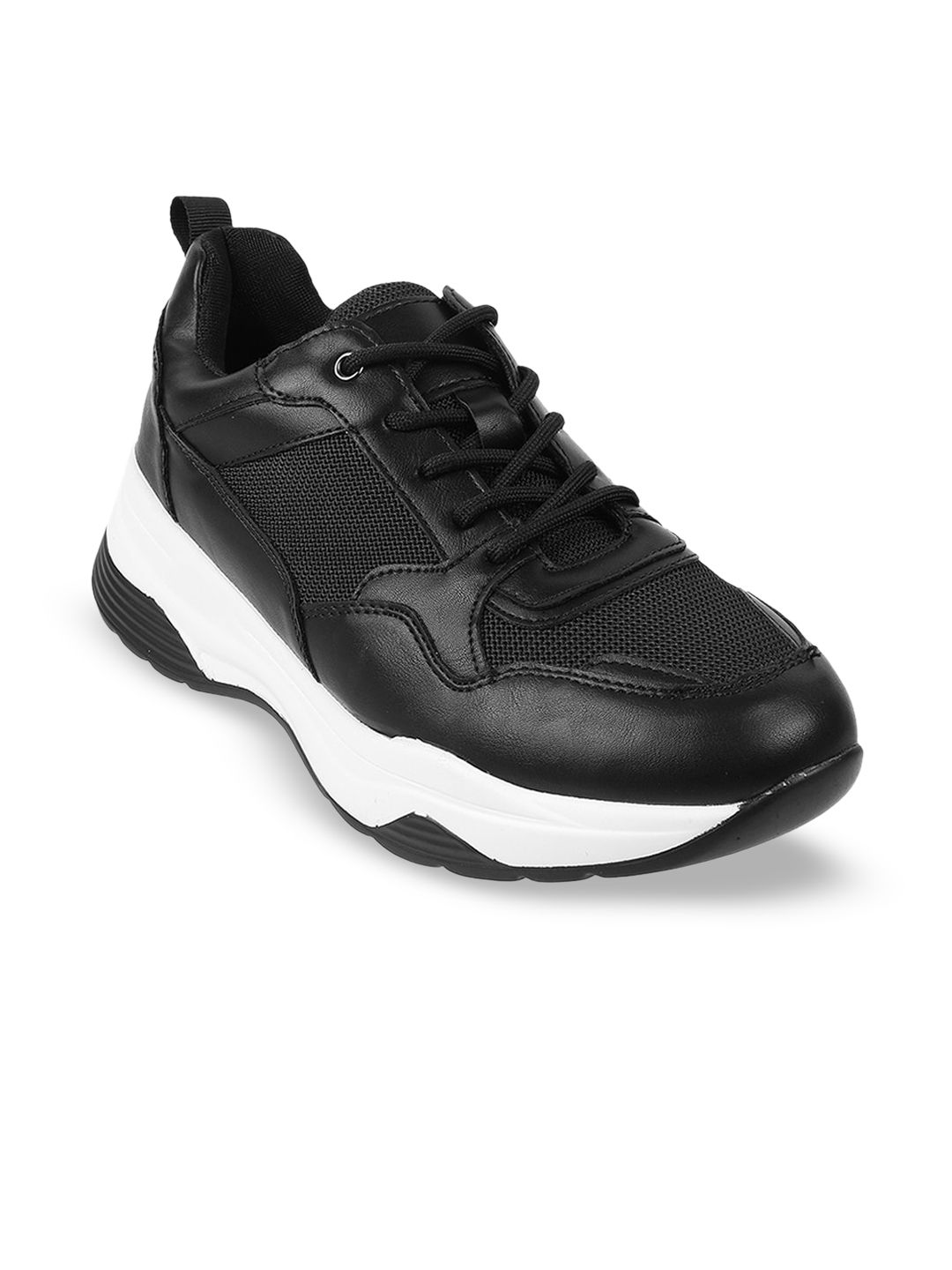 Metro Women Black Sneakers Price in India