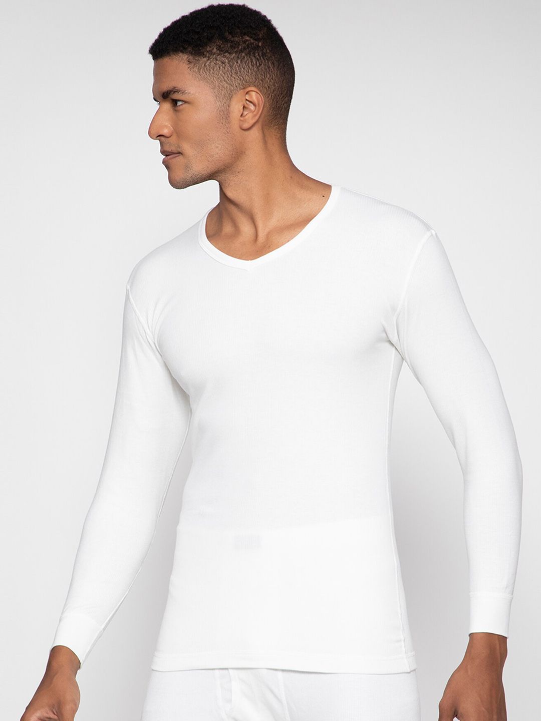 SPORTO Men White Ultima Thermal T-Shirt Price in India