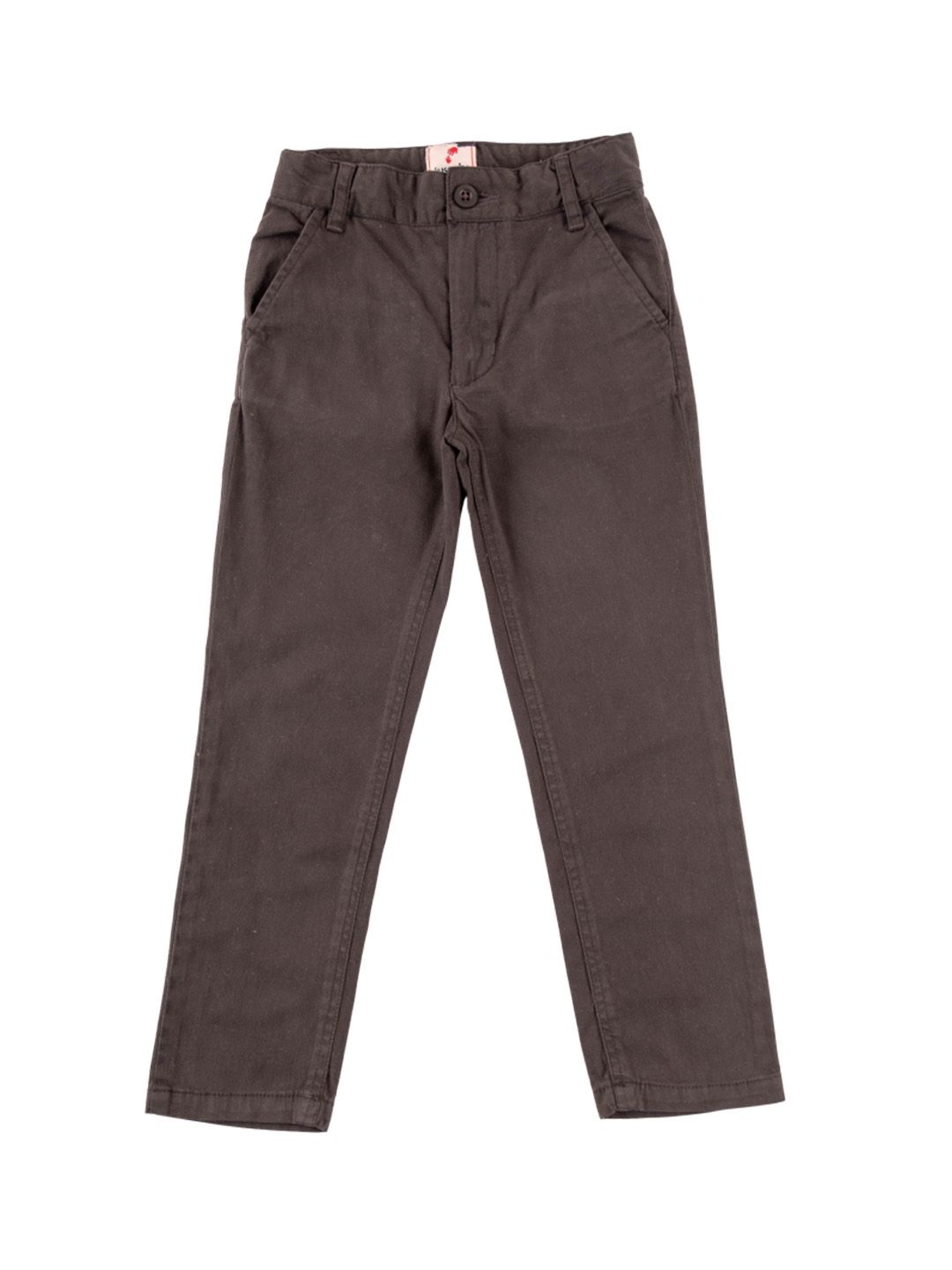JusCubs Boys Brown Smart Pure Cotton Chinos Trousers