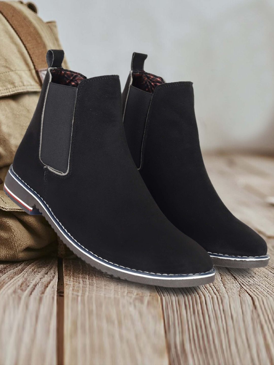 Roadster Men Black Casual Chelsea Boots