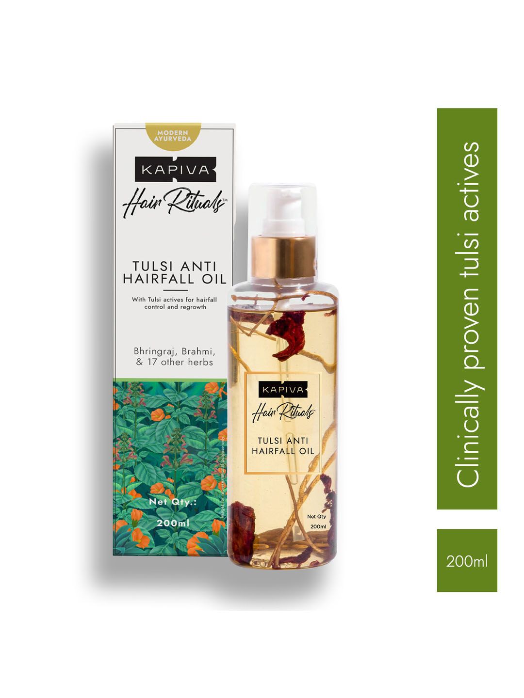 Kapiva Tulsi Anti Hairfall Oil - 200 ml