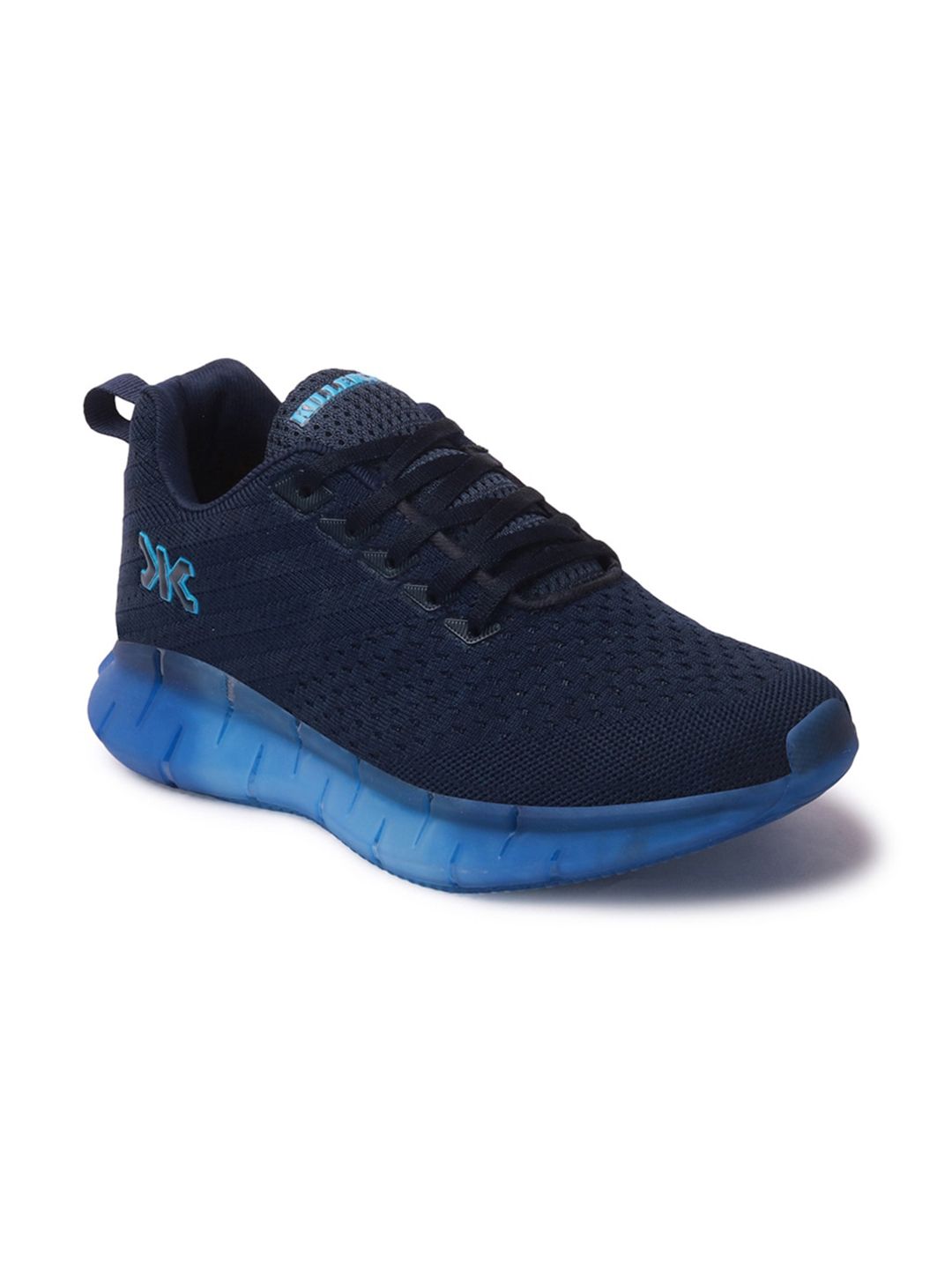Buy Killer Men Navy Blue Solid Textile Running Sports Shoes
