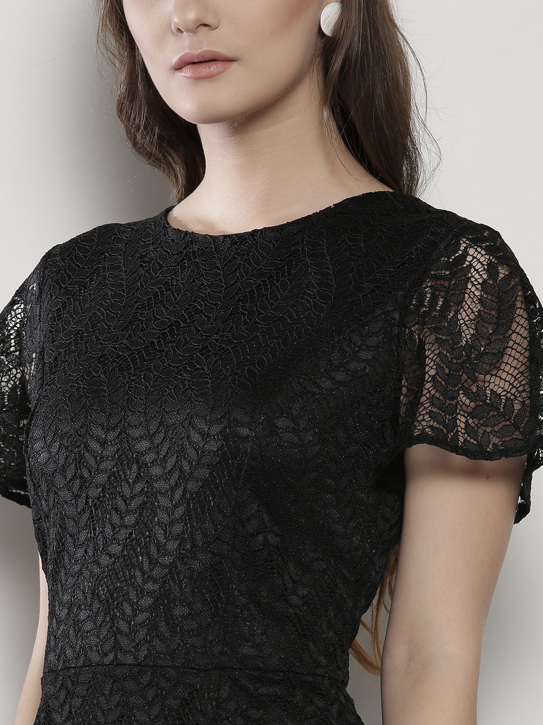 Buy DOROTHY PERKINS Women Black Lace Sheath Dress - Dresses for Women  2096795 | Myntra