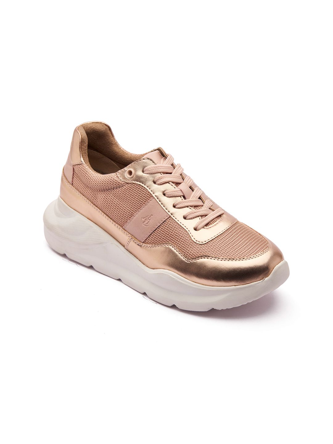 MICHAEL ANGELO Women Rose Gold Sneakers Price in India