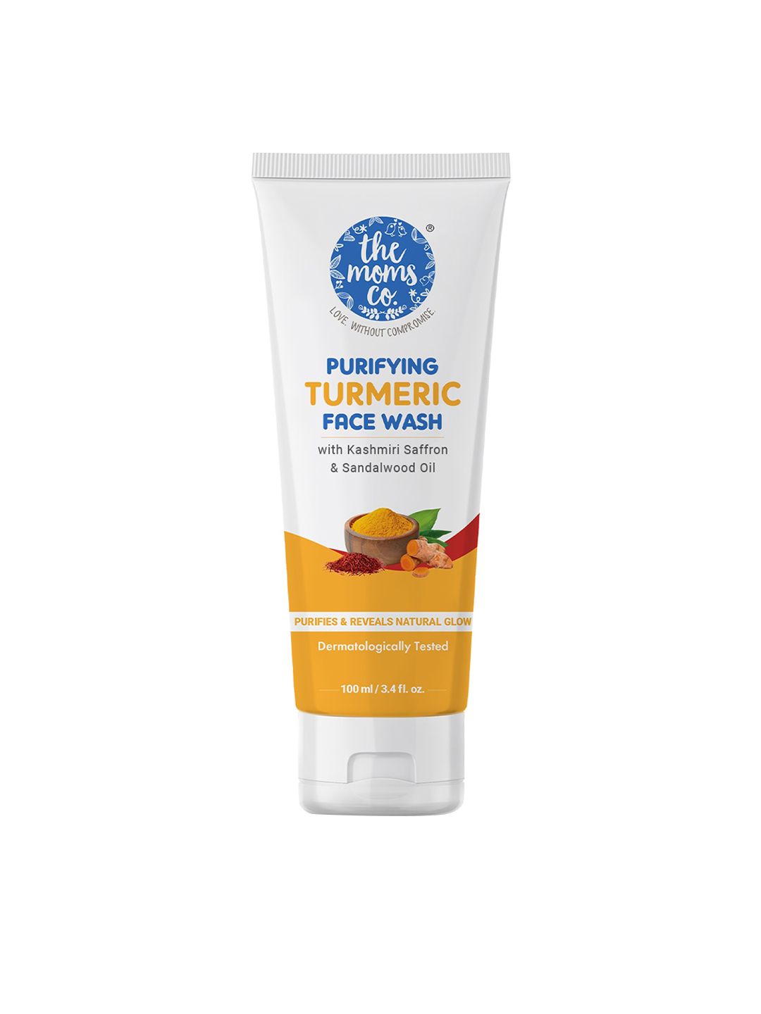 The Moms Co. White Purifying Turmeric Face Wash 100ml