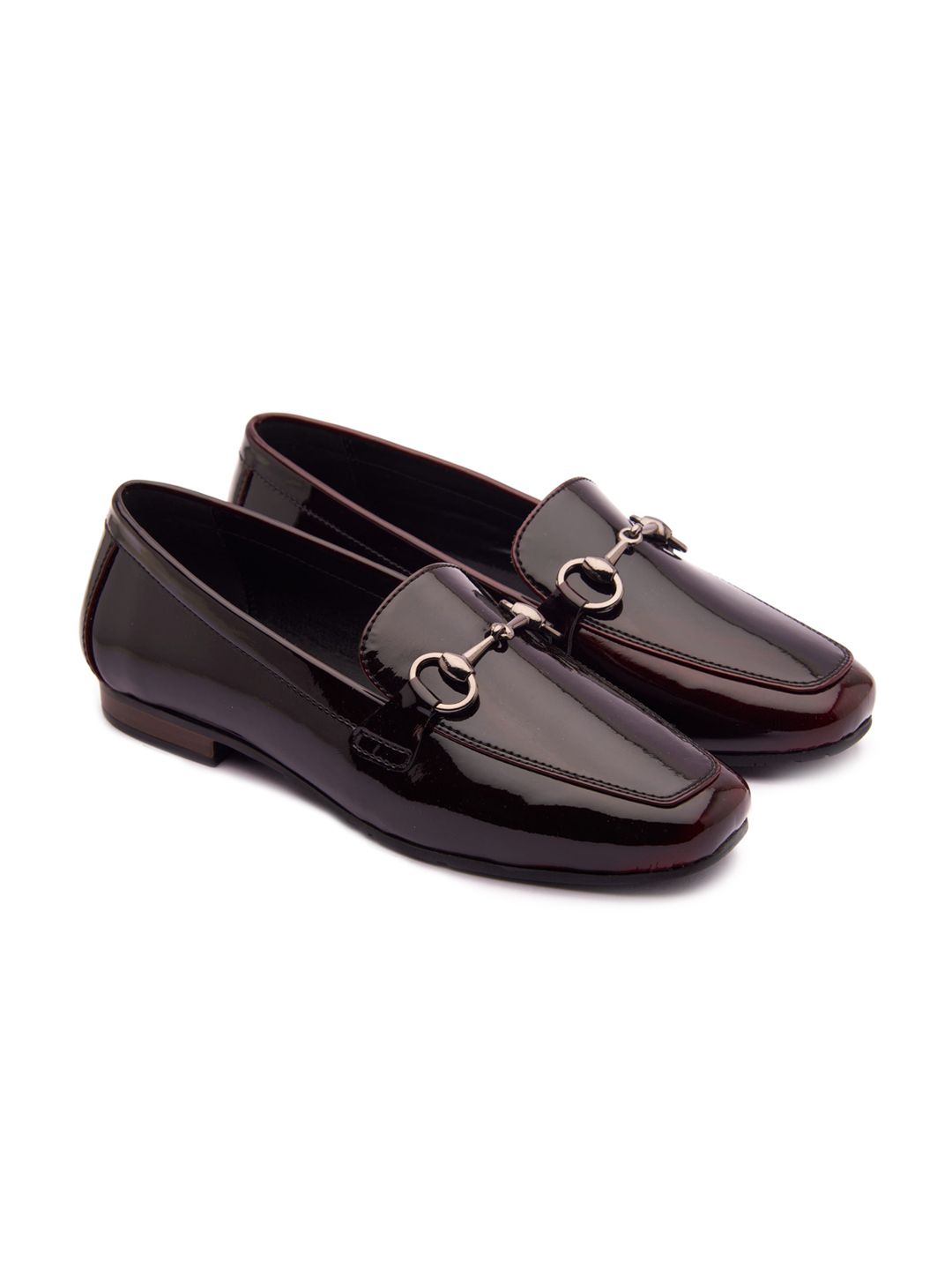 MICHAEL ANGELO Women Brown Solid Loafers Price in India