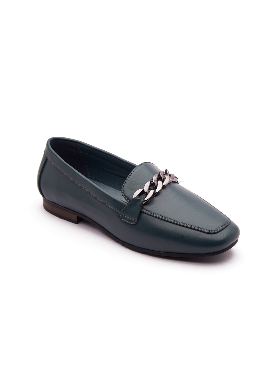 MICHAEL ANGELO Women Navy Blue Loafers Price in India