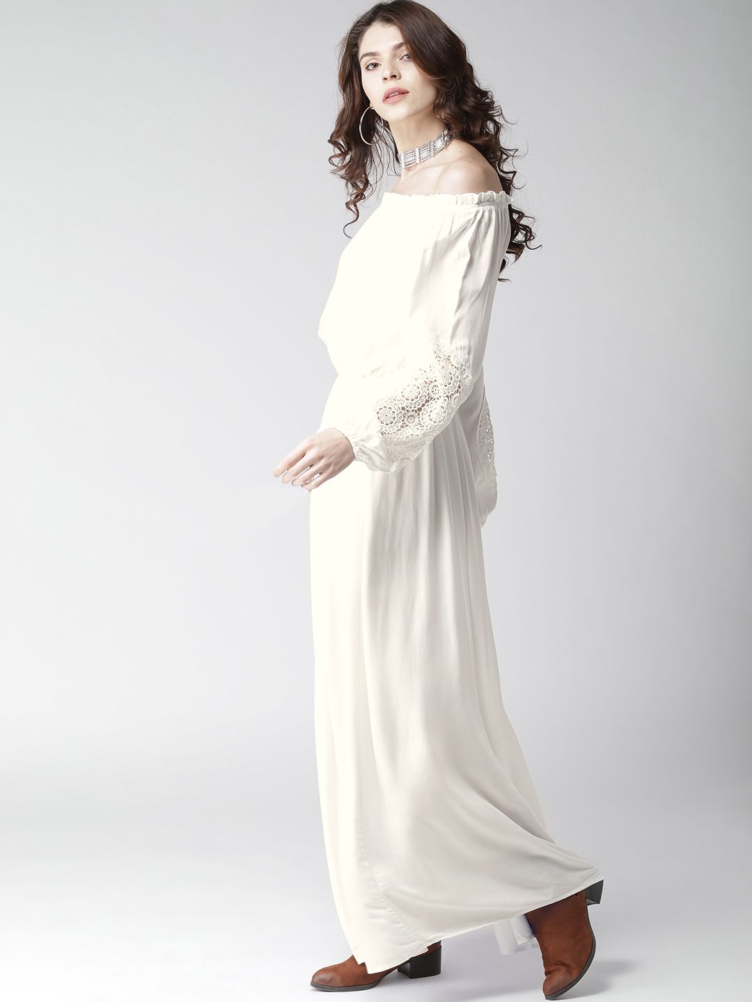 white flowy dress forever 21 Buy Women Solid Maxi - Dresses for Women 2098515 Evening gowns