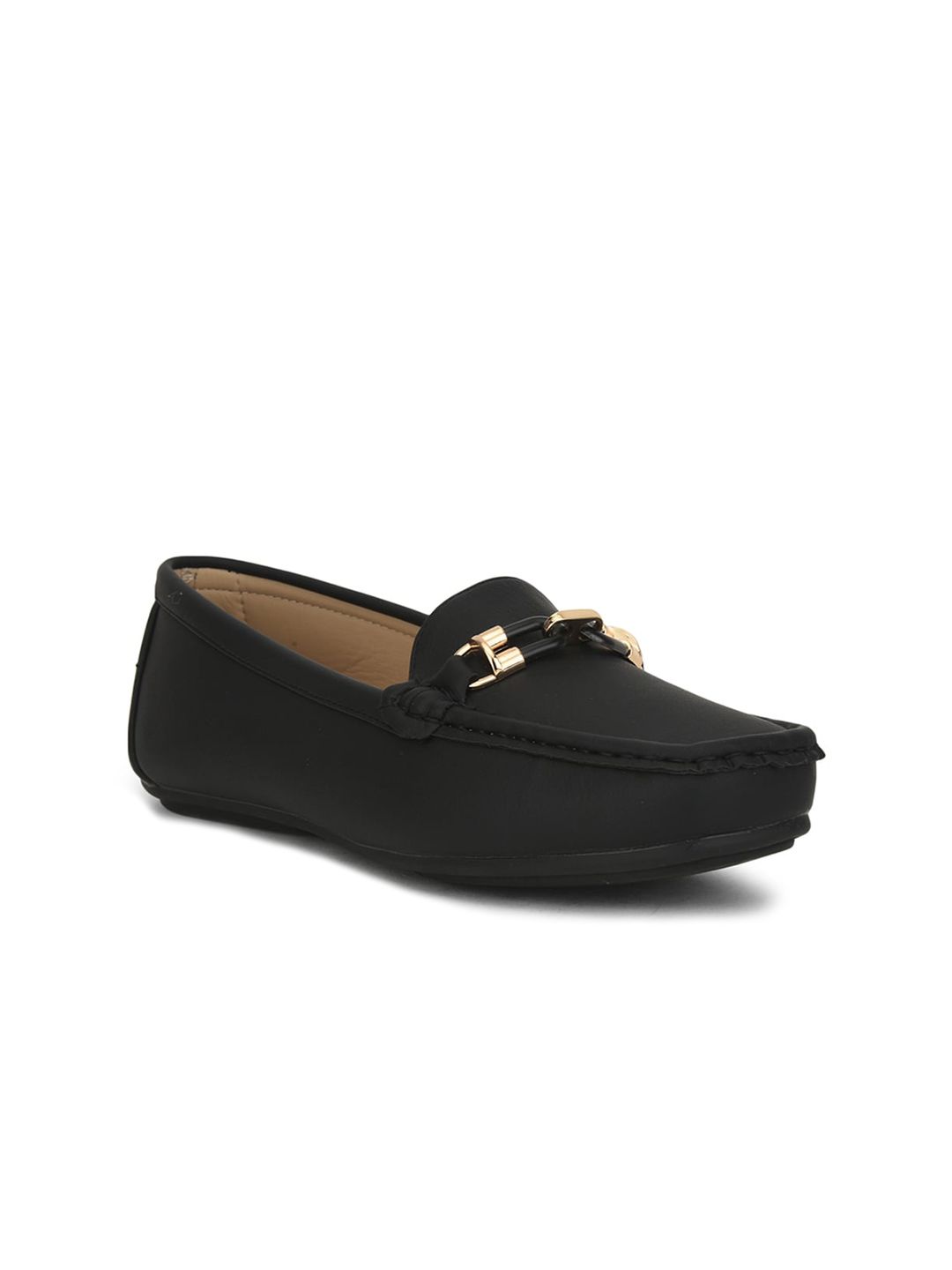 Liberty Women Black Loafers Price in India