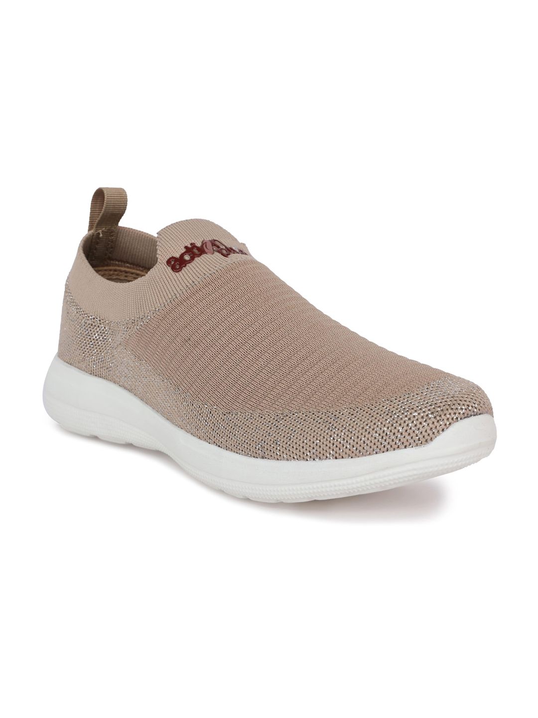 Action Plus Women Beige Woven Design Slip-On Sneakers Price in India