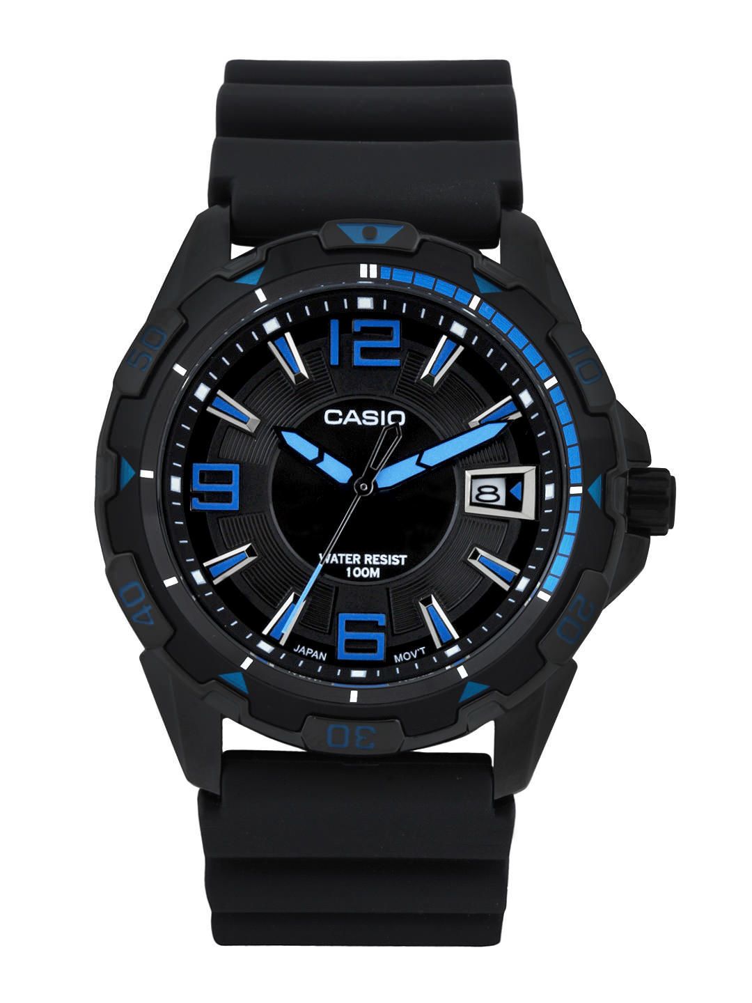 Buy Casio Enticer Men Black Analogue Watches (A500) MTD-1065B