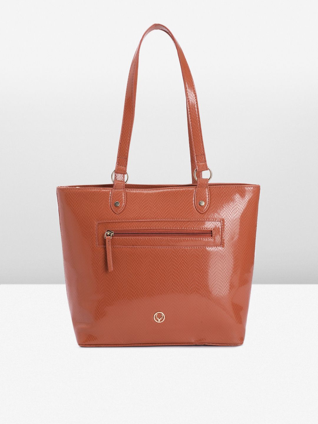 Allen Solly Animal Textured Structured Shoulder Bag