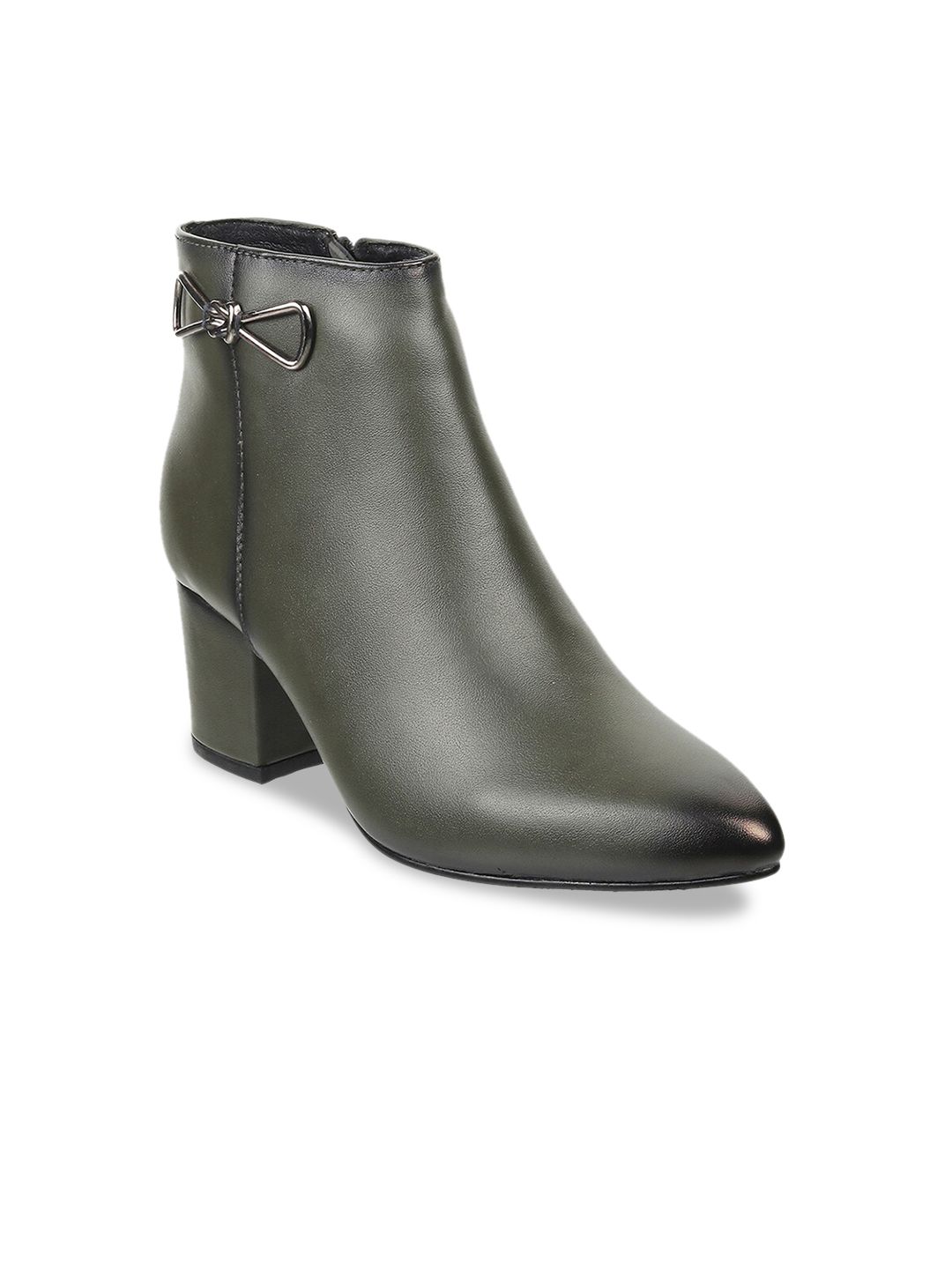 Mochi Women Block-Heeled Boots