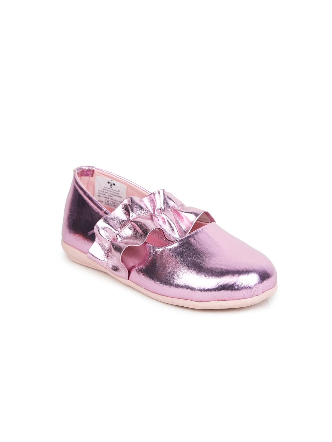 toothless Girls Pink Embellished Ballerinas Flats Price in India