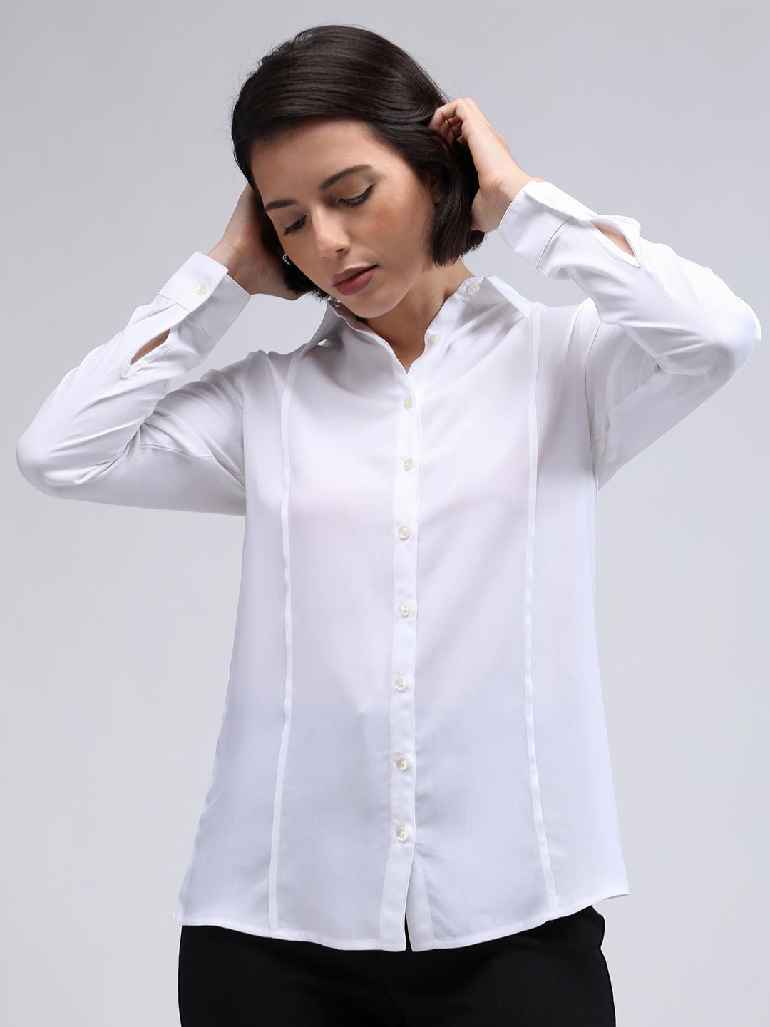 IDK Long Sleeves Shirt Style Top Price in India