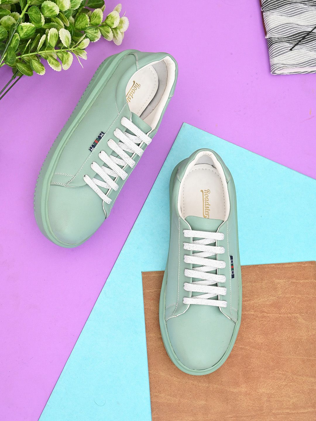 Roadster Women Solid Sneakers Price in India