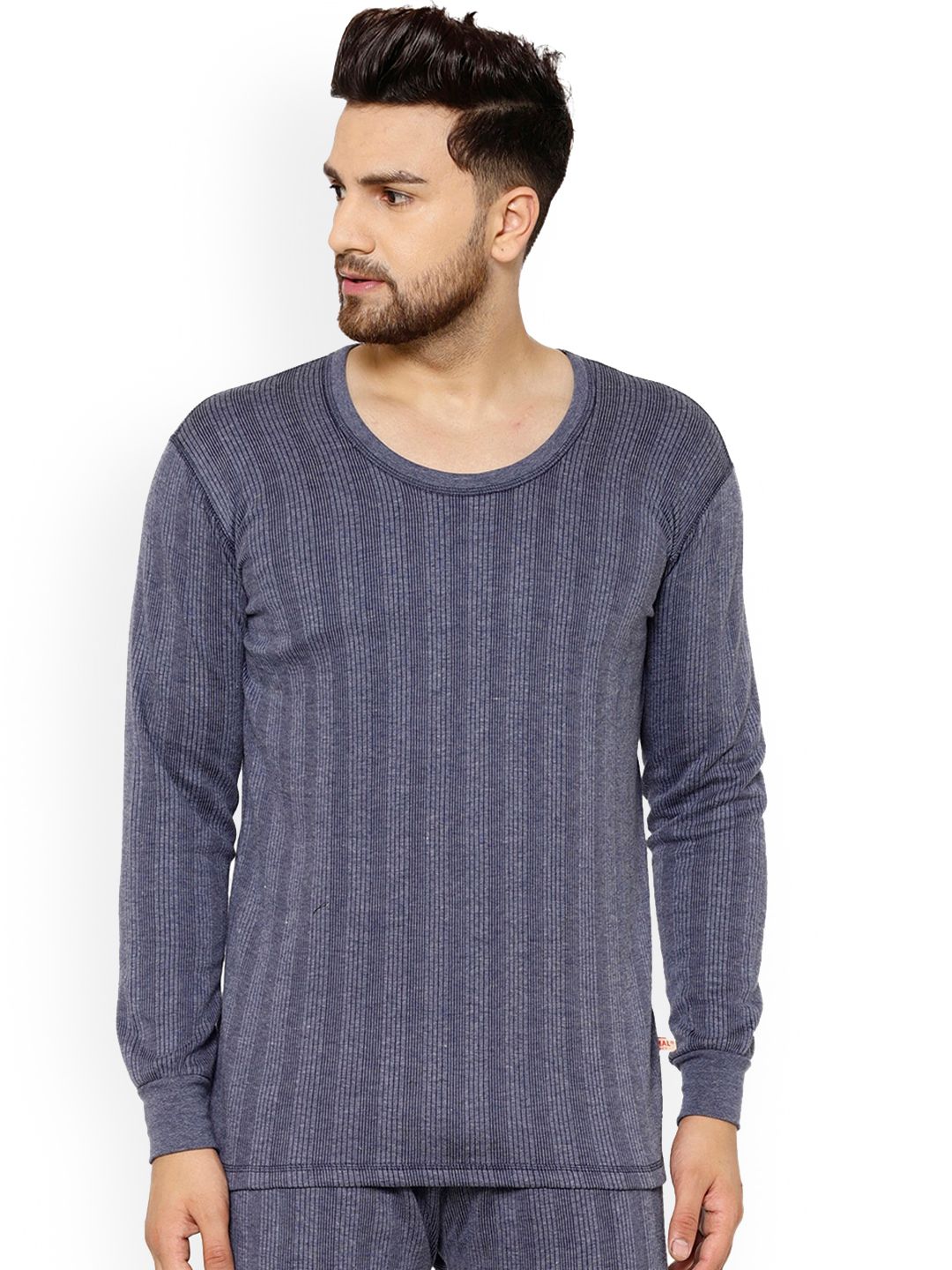 MACK JONNEY Men Ribbed Cotton Thermal Tops