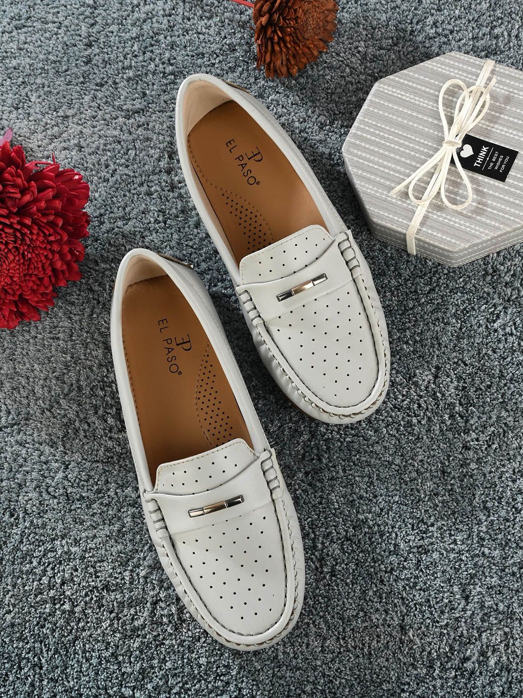 El Paso Women Solid Loafers Price in India