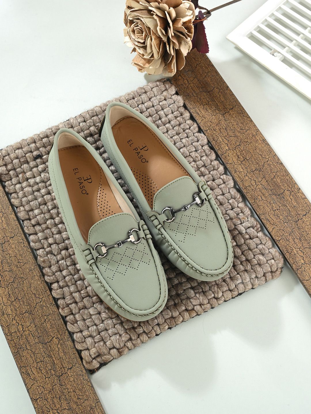 El Paso Women Perforations Loafers Price in India
