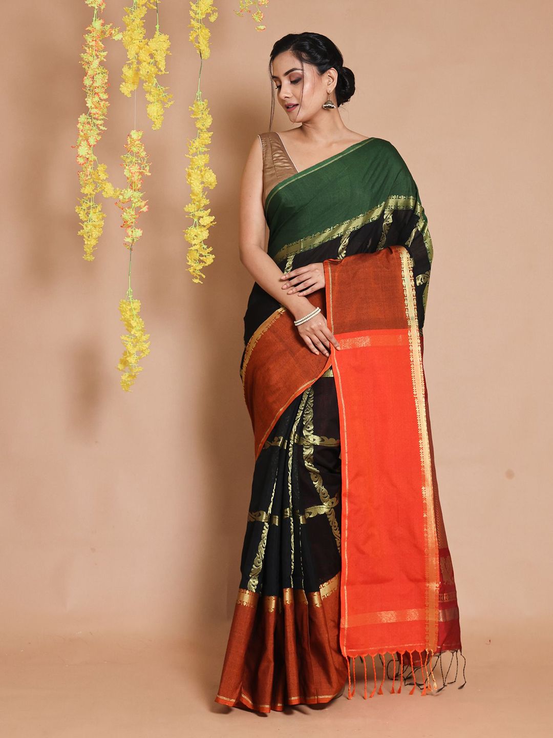 Charukriti  Woven Design Saree Price in India