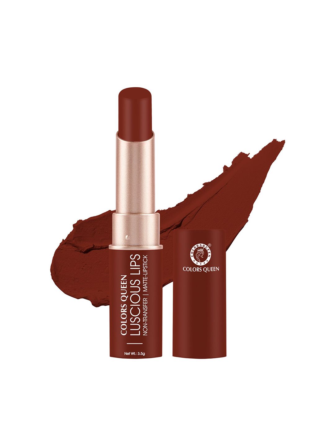 Colors Queen Luscious Lips Non Transfer Matte Lipstick 3.5g - Coffee Commando 15