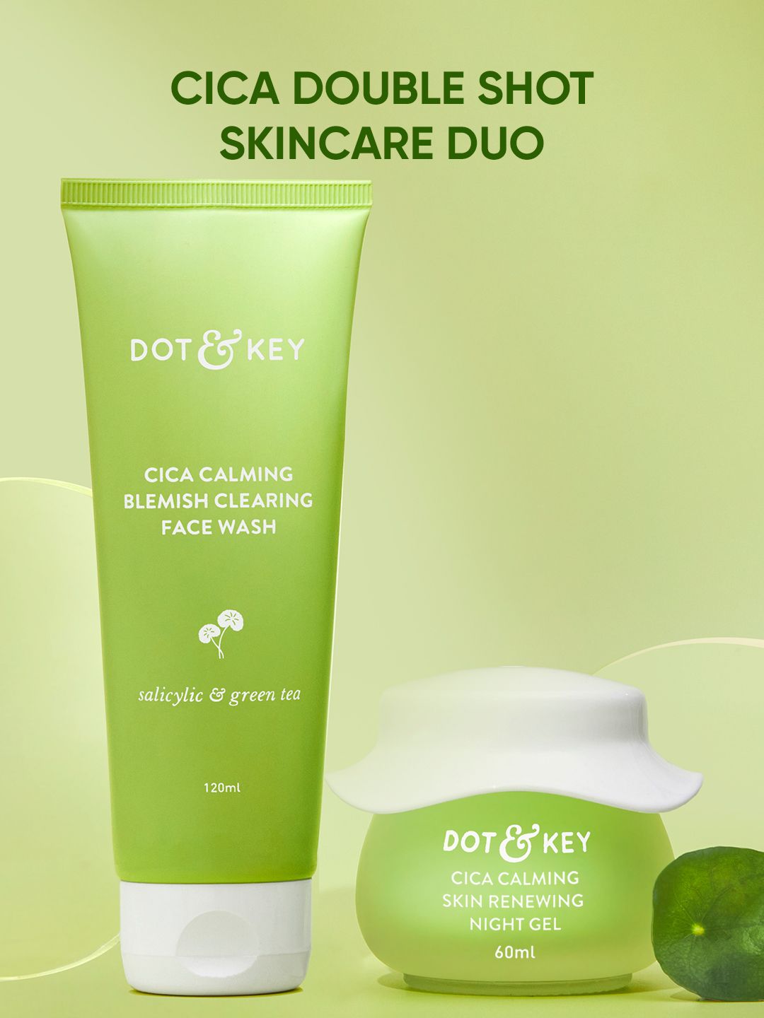 Buy DOT & KEY Set Of Cica Calming Face Wash 100ml & Skin Renewing