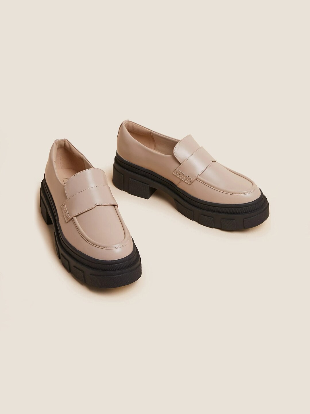 Marks & Spencer Women Patent Leather Loafers Price in India