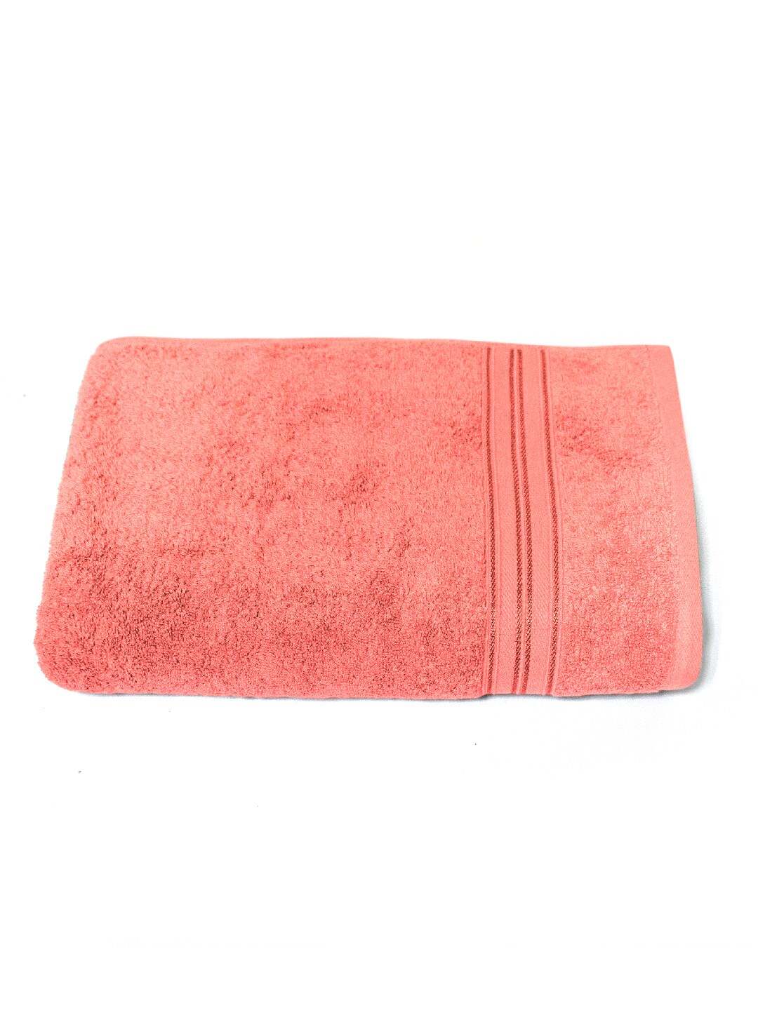swiss republic Peach Cotton 600 GSM Bath Towel Price in India