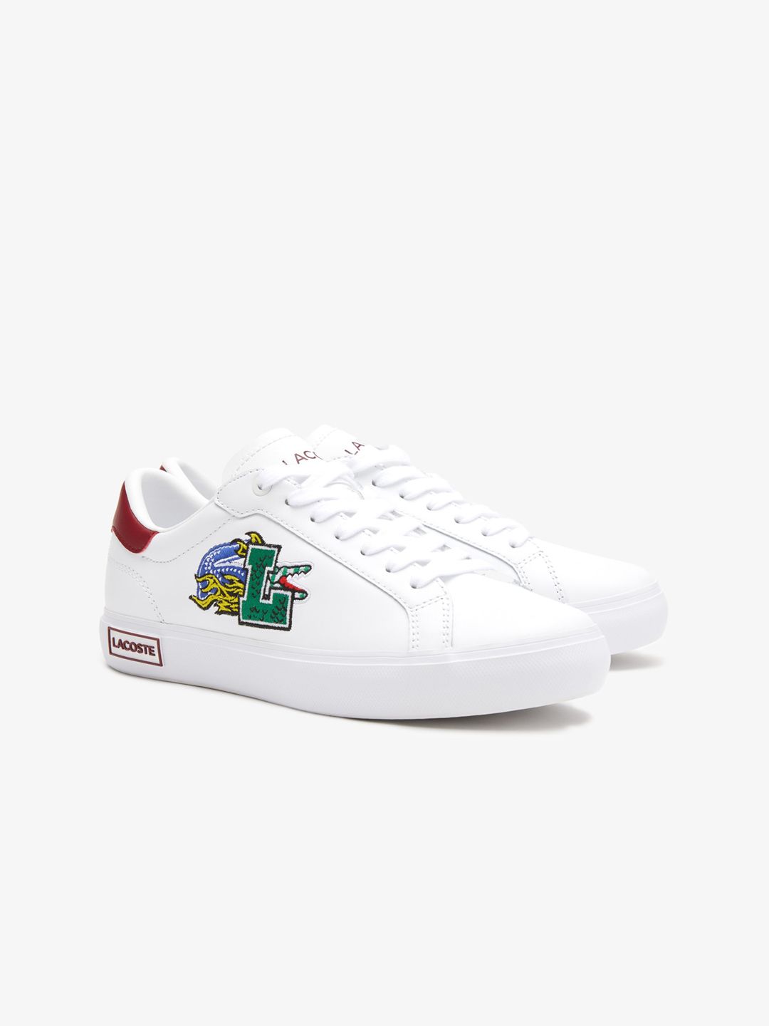 Lacoste Women Powercourt Leather Sneakers Price in India