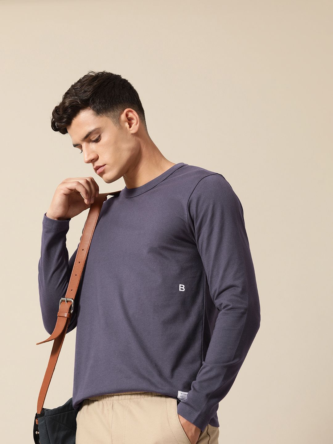 Mr Bowerbird Men Tailored Fit Plan B Full Sleeve T-shirt