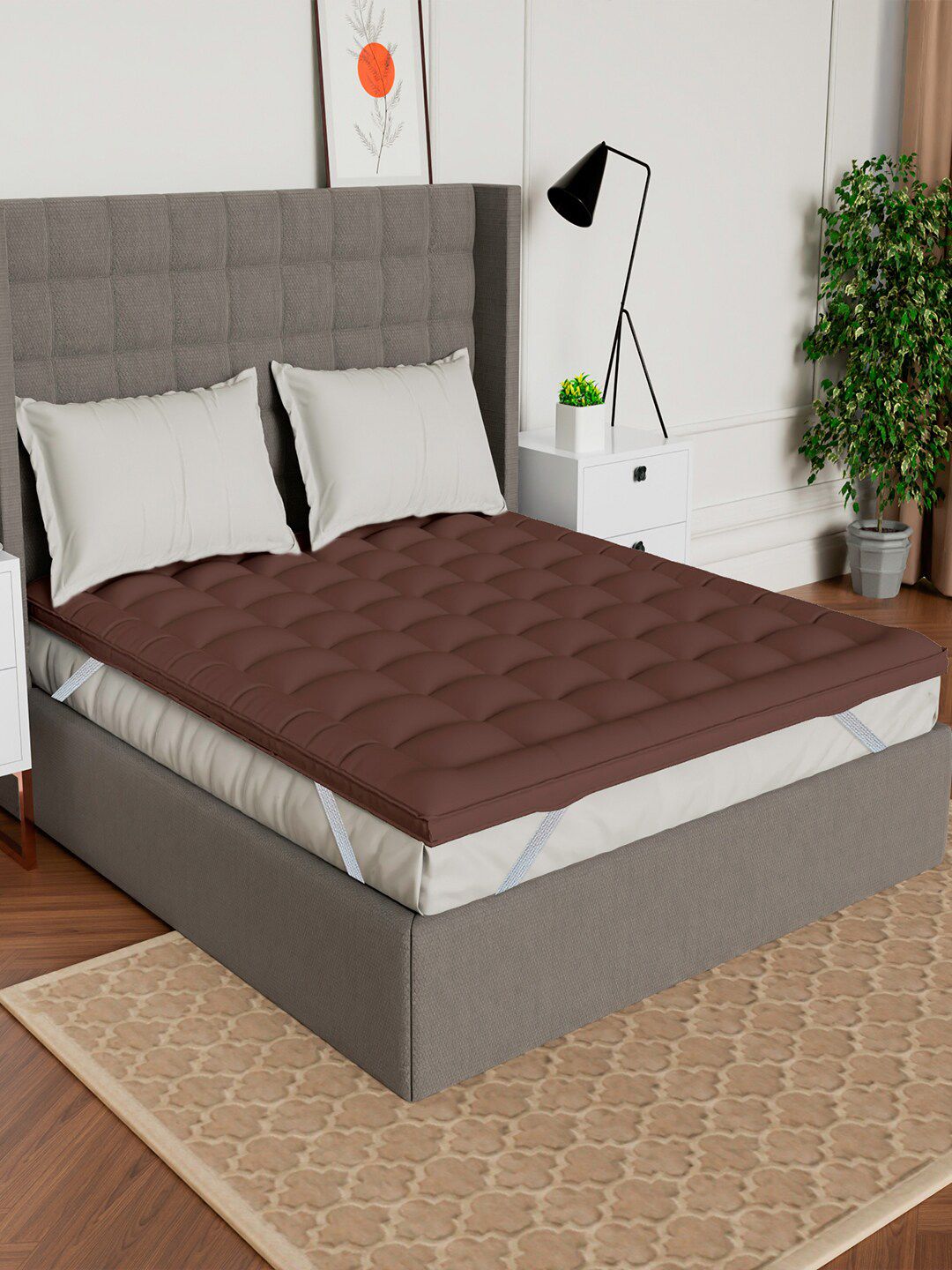 AVI AVI Brown Breathable 500 GSM Queen Bed Mattress Protector