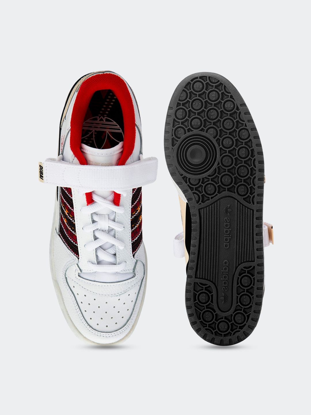 Buy ADIDAS Originals Men Colourblocked Leather Forum Low Dubai